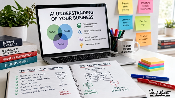 What AI Uncertainty Looks Like When It Describes a Business? What AI Uncertainty Looks Like When It Describes a Business?
