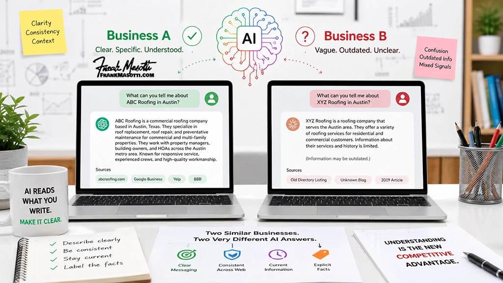 Why Two Similar Businesses Can Be Understood Very Differently by AI