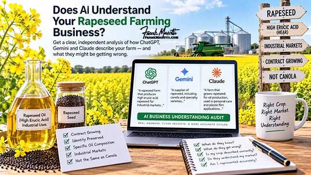 Rapeseed Farming AI Visibility Audit Report Rapeseed Farming AI Visibility Audit Report