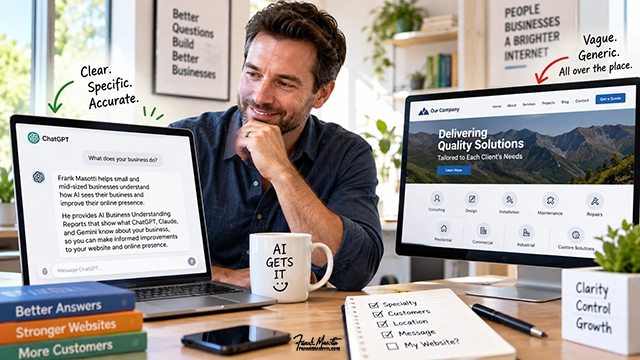 What Happens When AI Explains Your Business Better Than Your Website Does?