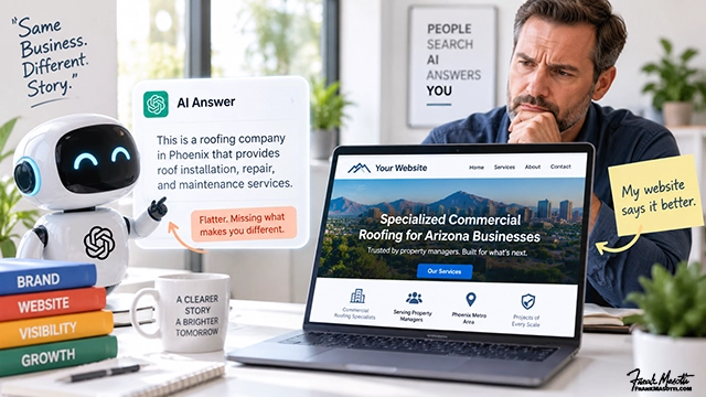 What Happens When AI Explains Your Business Worse Than Your Website Does?