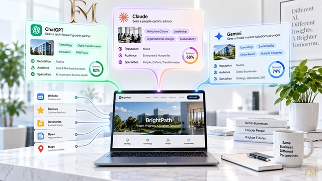 What If ChatGPT, Claude, and Gemini Know Three Different Versions of Your Business? What If ChatGPT, Claude, and Gemini Know Three Different Versions of Your Business?