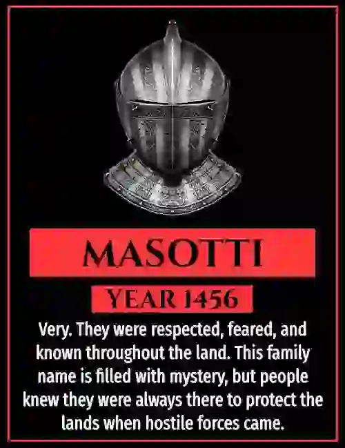 Masotti family code of honor