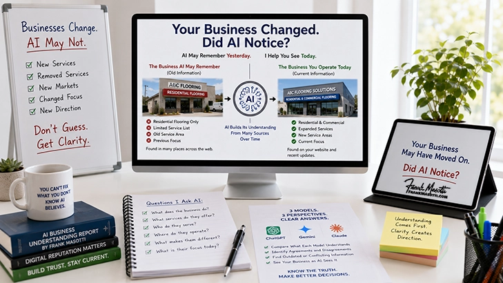 Your Business Changed. Did AI Notice? Your Business Changed. Did AI Notice?